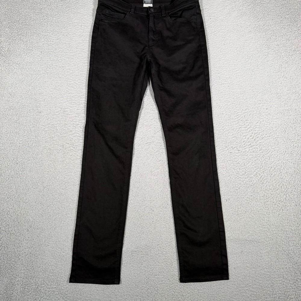 Chanel Pants Womens 29x31 Black Uniform Slim Fit 5 Pocket Cotton Blend Preppy
